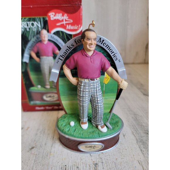 Carlton cards thanks "fore" the memories Bob hope golf ornament xmas - Picture 1 of 7